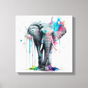 Impressão Em Tela Elephant trabalho de arte? tela de impressão