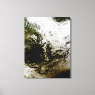 Impressão Em Tela Elipse solar sobre o sudeste da Ásia