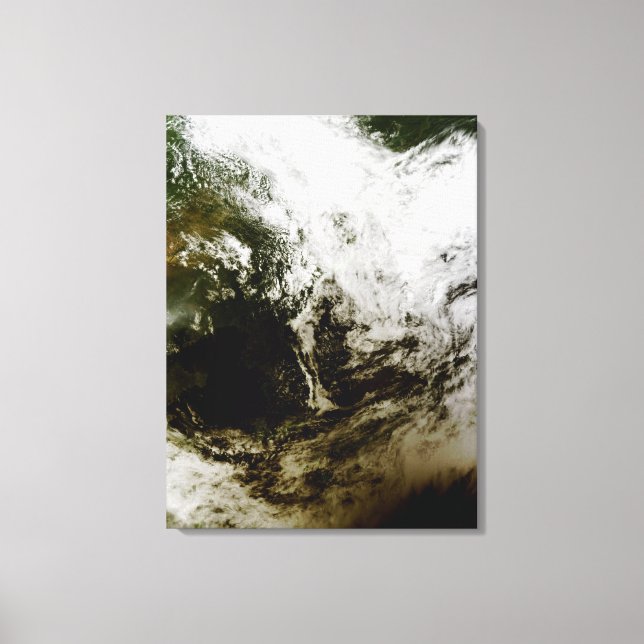 Impressão Em Tela Elipse solar sobre o sudeste da Ásia (Frente)