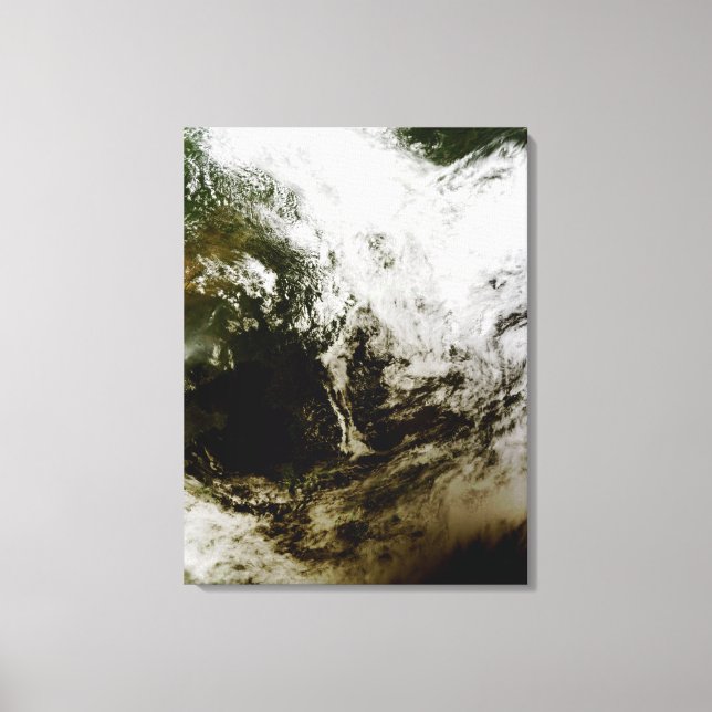 Impressão Em Tela Elipse solar sobre o sudeste da Ásia (Frente)