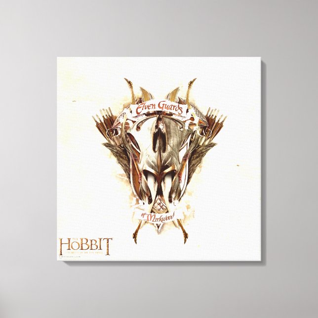 Impressão Em Tela Elven Guards of Mirkwood Weaponry (Frente)