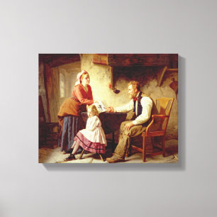 Impressão Em Tela Em desgraça, 1875 (óleo na canvas)