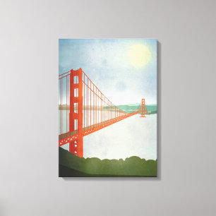 Impressão Em Tela Em golden gate bridge
