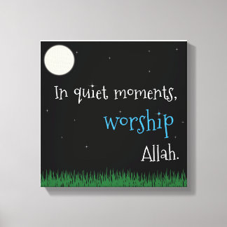 Impressão Em Tela Em momentos silenciosos