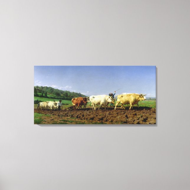 Impressão Em Tela Em Nivernais, 1849 (Frente)