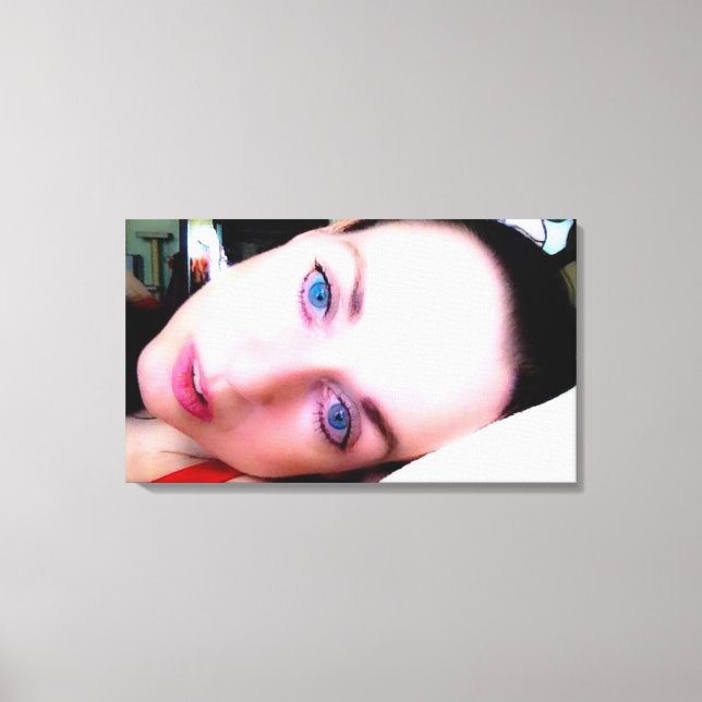 Impressão Em Tela Em paz (Frente)