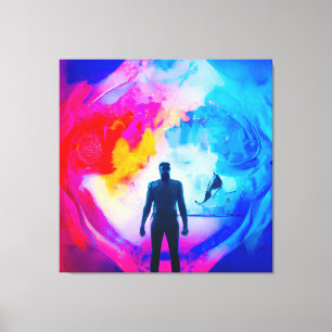 Impressão Em Tela Em pé nas cores