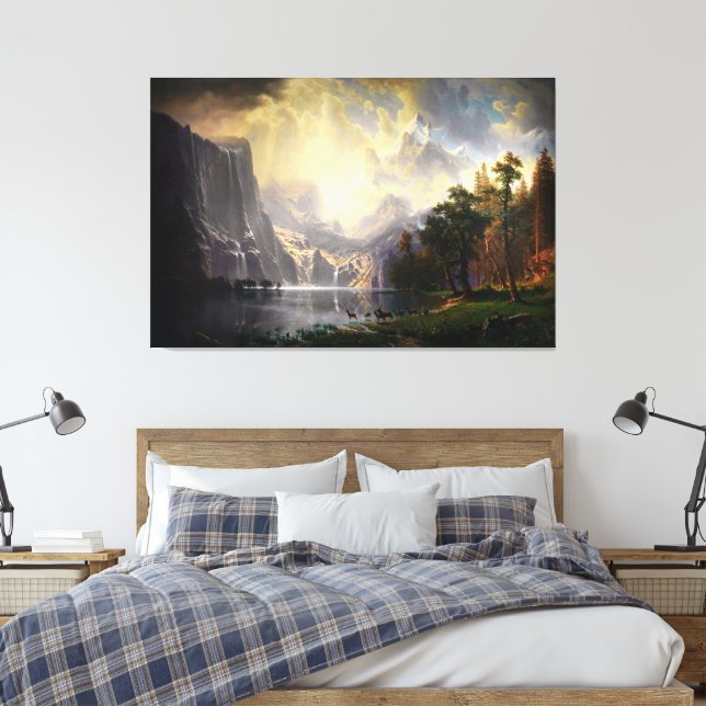 Impressão Em Tela Em Sierra Nevada por Albert Bierstadt (Insitu(Quarto))