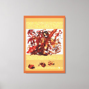 Impressão Em Tela Emaranhado maré