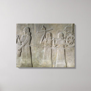 Impressão Em Tela Embarcações de bebendo & o chariot real