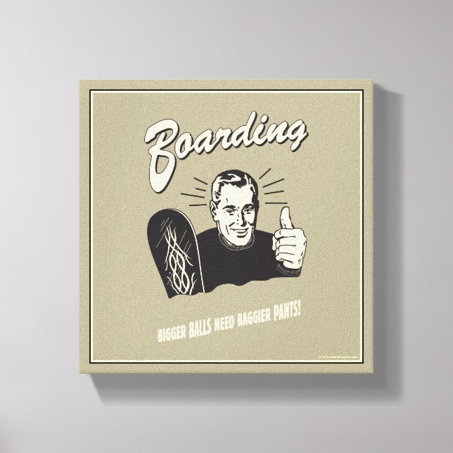 Impressão Em Tela Embarque: Calças maiores de Baggier (Frente)