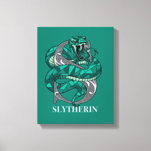 Impressão Em Tela Emblema Xadrez SLYTHERIN™