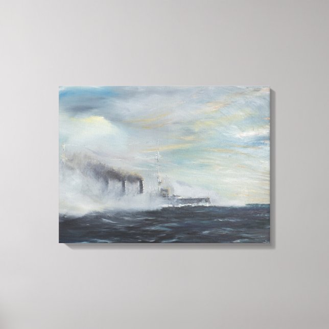 Impressão Em Tela Emden "The Swan of the East" 1914 2011 (Frente)