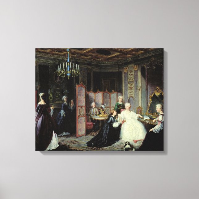 Impressão Em Tela Emperra Catherine, o Excelente que recebe um (Frente)