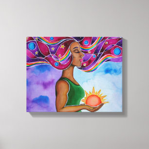 Impressão Em Tela Empoderado 2 por Rita Loyd