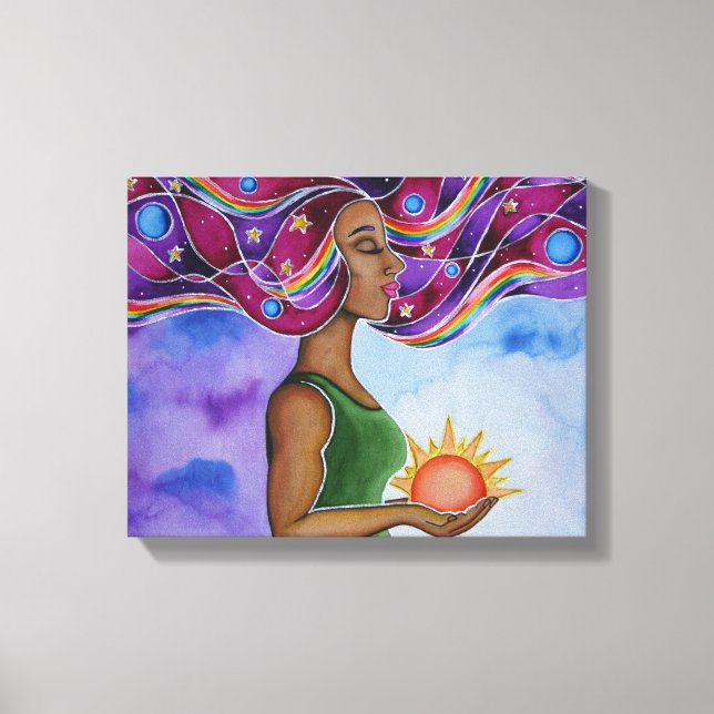 Impressão Em Tela Empoderado 2 por Rita Loyd (Frente)