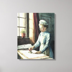 Impressão Em Tela Empregada doméstica da lavanderia, c.1880