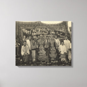 Impressão Em Tela Empresa de teatro, Burma, c.1910