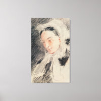 Empress Eugénie (giz preto e vermelho)