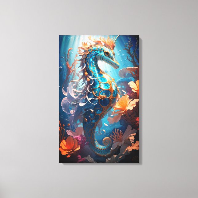 Impressão Em Tela Encantamento do Profundo (Frente)