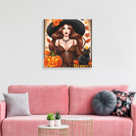 Impressão Em Tela Encantando a Arte Mural de Halloween - Autumal