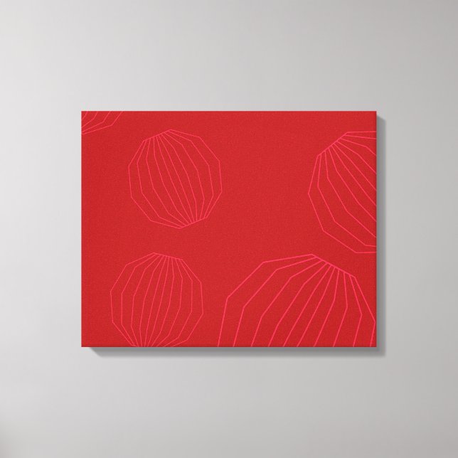 Impressão Em Tela Enfeites de natal simples, modernos e fluentes (Frente)