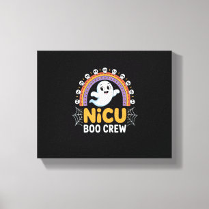 Impressão Em Tela Enfermeira de Bo Crew Halloween para Enfermeiras G