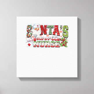Impressão Em Tela Enfermeira Favorita do Papai Noel, Enfermeira Aleg