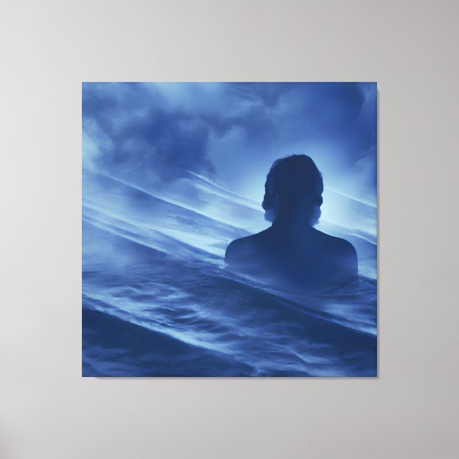 Impressão Em Tela Enfrente-o sozinho (Frente)