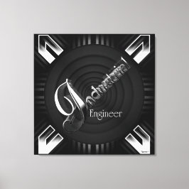 Impressão Em Tela Engenheiro industrial Deco Flare