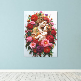 Impressão Em Tela Enrolado em Cravos, Nascer de Graça