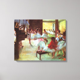 Impressão Em Tela Ensaio de Balé - Edgar Degas - 1880