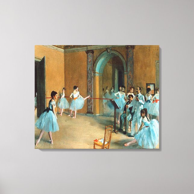 Impressão Em Tela Ensaio no Foyer da Ópera La Rue (Frente)
