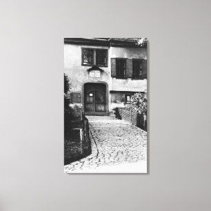 Impressão Em Tela Entrada à casa de Johann Sebastian Bach