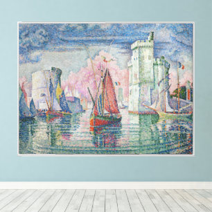 Impressão Em Tela Entrada do Porto de La Rochelle, Paul Signac