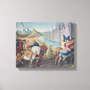 Impressão Em Tela Entrada do rei de Louis VII de France e do Conrad