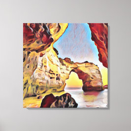 Impressão Em Tela Entre a água salgada