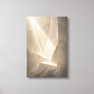 Impressão Em Tela Entre Pedra e Luz — Aurema (Retrato)