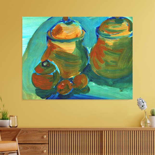 Impressão Em Tela Envie Sua Pintura | Transforme Arte Personalizada  (Insitu(Sala de estar))