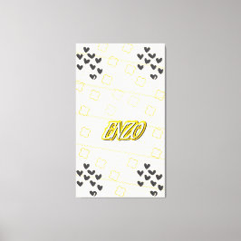 Impressão Em Tela Enzo, nome pessoal de caligrafia desenhada à mão