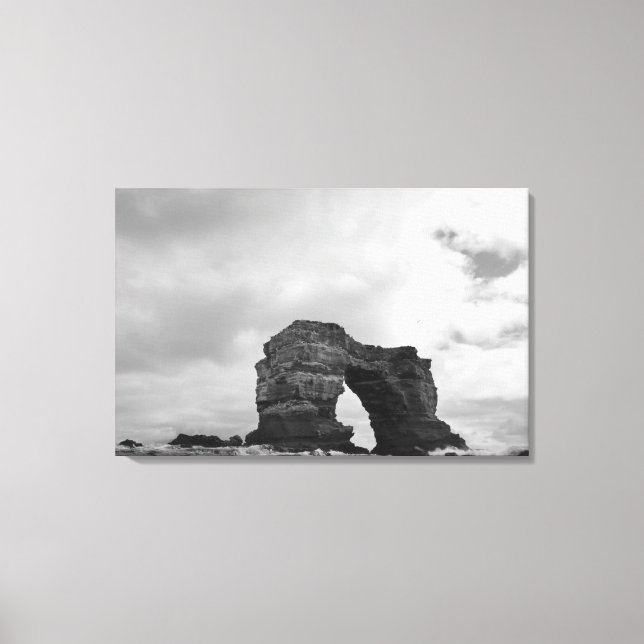 Impressão Em Tela Equador, Ilhas Galápagos, Ilha Darwin, Ondas (Frente)