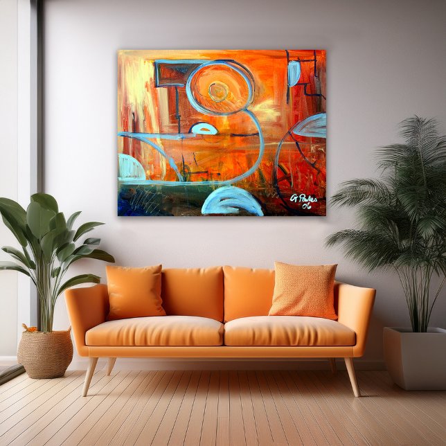 Impressão Em Tela Equilíbrio de Vida (Criador carregado)