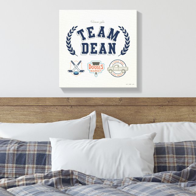 Impressão Em Tela Equipe Dean Gilmore Girls Design (Insitu(Quarto))