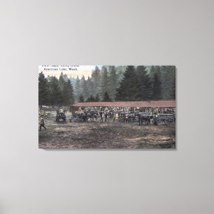 Impressão Em Tela Equipe Mule no Campo Lewis