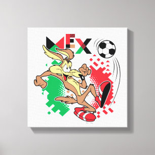 Impressão Em Tela Equipe WILE E. COYOTE™ México Futebol Gráfico