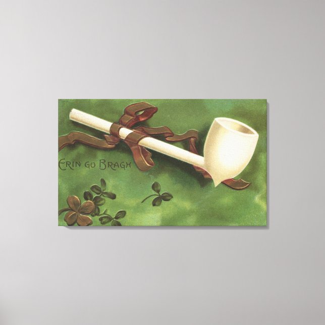 Impressão Em Tela Erin Go Bragh, Ivory Pipe (Frente)