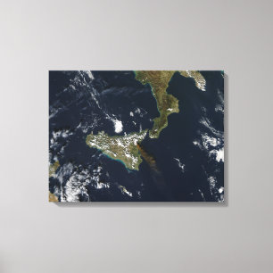 Impressão Em Tela Erupção de Mt Etna em Sicília