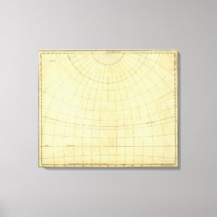 Impressão Em Tela Esboço de Ásia