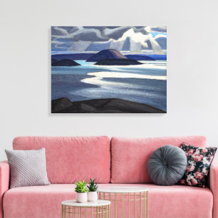 Impressão Em Tela Esboço do Lago Superior   Lawren Harris  