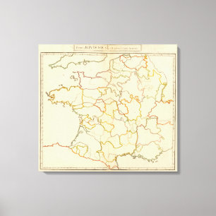 Impressão Em Tela Esboço francês pequeno dos rios